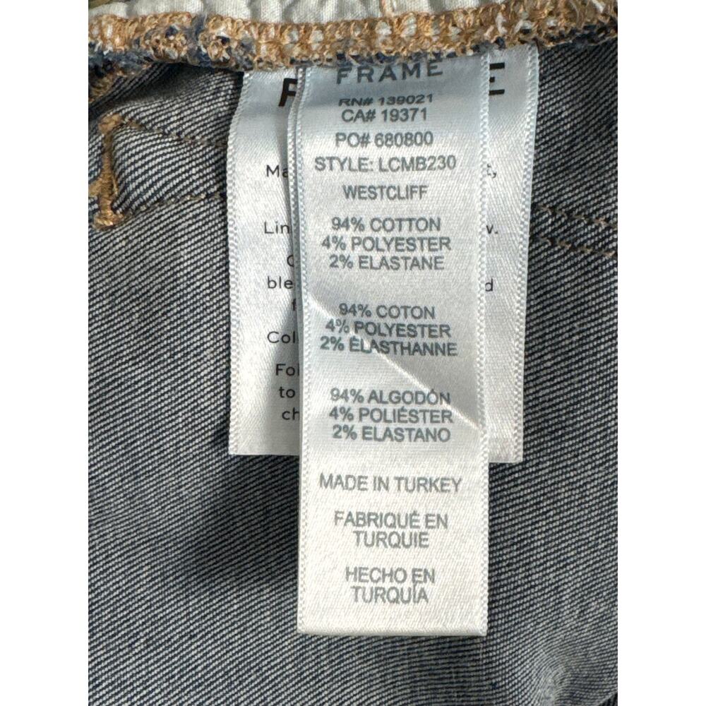 FRAME Denim Le Crop Mini Boot Jeans in Westcliff Medium Wash‎ Size 26 - Picture 13 of 15